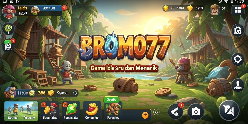 Tampilan gameplay BROMO77 yang menyenangkan dan interaktif.