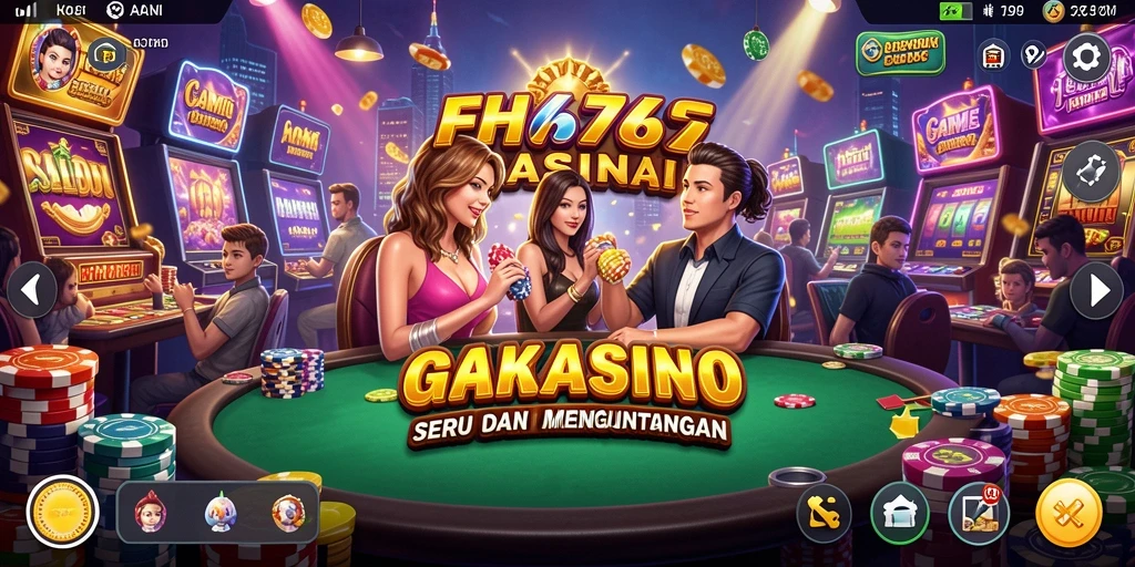 Tangkapan layar FH6767 menampilkan gameplay Kasino yang menarik dan seru.