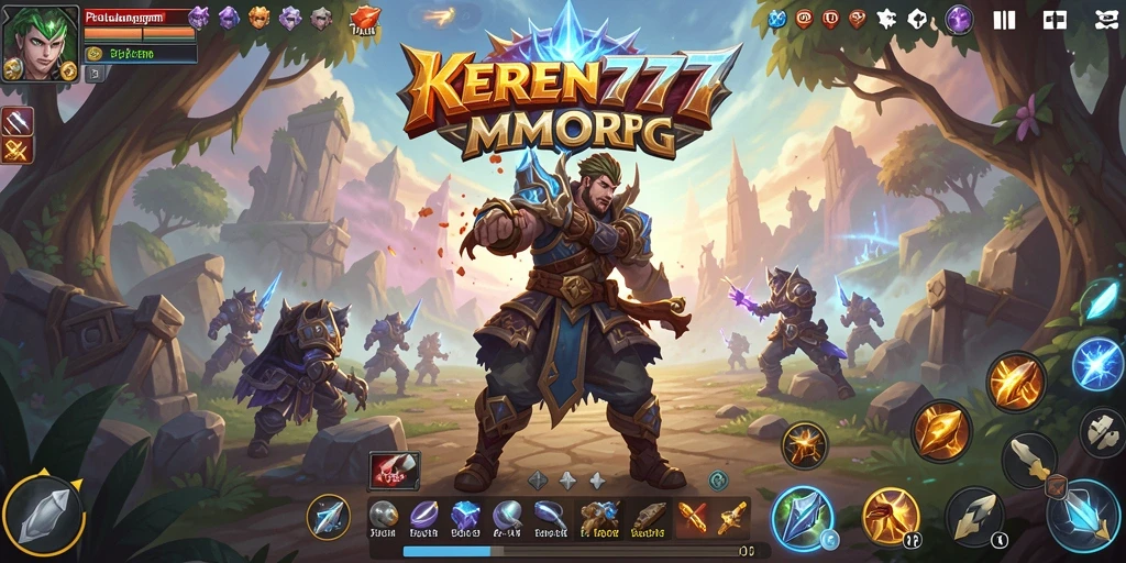 Tampilan gameplay KEREN777 yang menggugah semangat petualangan MMORPG.