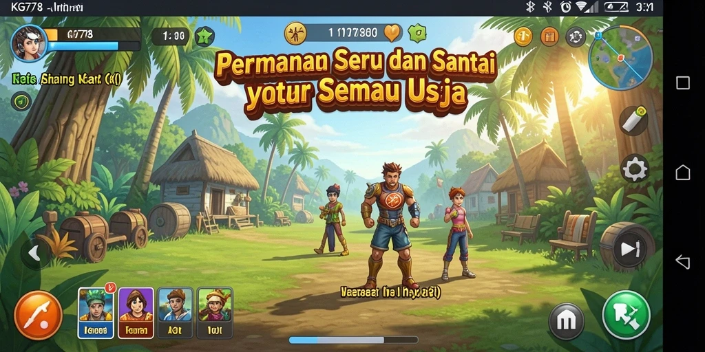 Tangkapan layar menunjukkan gameplay seru di KG778.