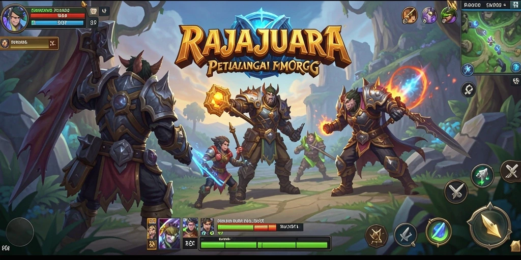Gameplay menarik dalam dunia MMORPG RAJAJUARA yang epik.