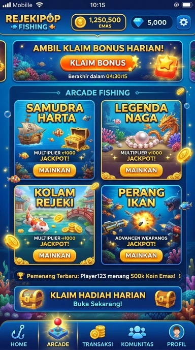 Katalog aplikasi lengkap yang ditawarkan oleh rejekipop.